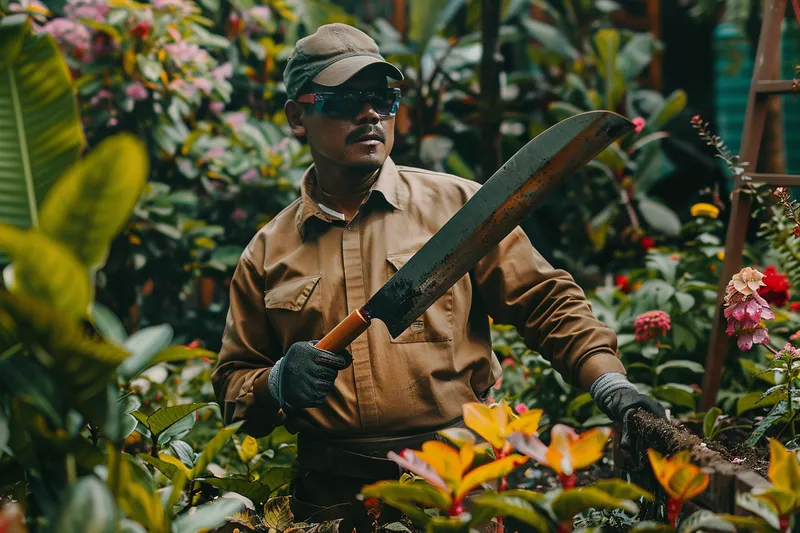 machetes para jardinería profesional, una herramienta indispensable