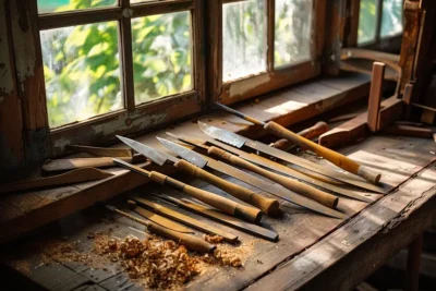 machetes para tallar madera