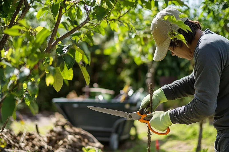 como podar arboles de jardin