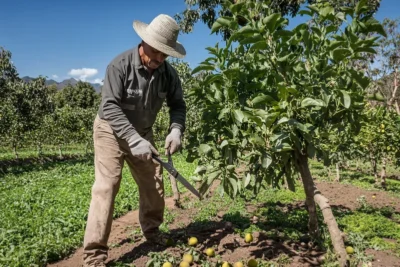 como podar arboles frutales