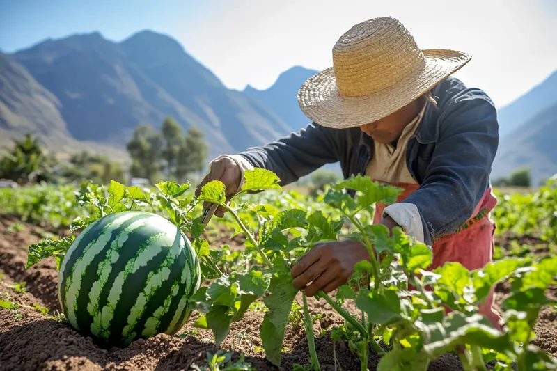 como podar la sandia 1