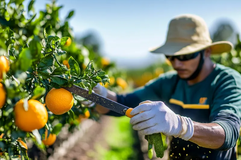 como podar mandarina