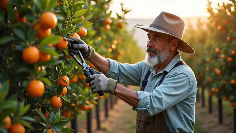 como podar naranja