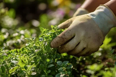 como podar oregano