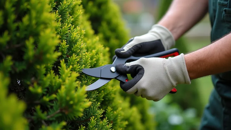 como podar una thuja